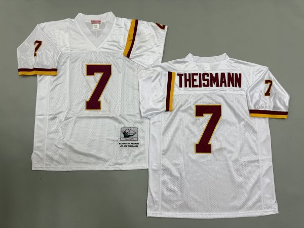 Men's Washington Commanders #7 Joe Theismann White Jersey