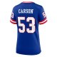 Women's New York Giants Harry Carson Nike Royal Classic Retired Player Game Jersey