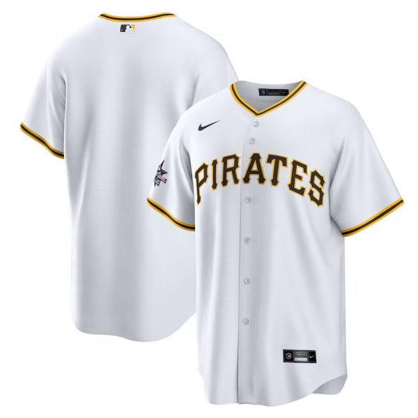 Men's Pittsburgh Pirates Nike White 2025 MLB All-Star Game Home Replica Jersey