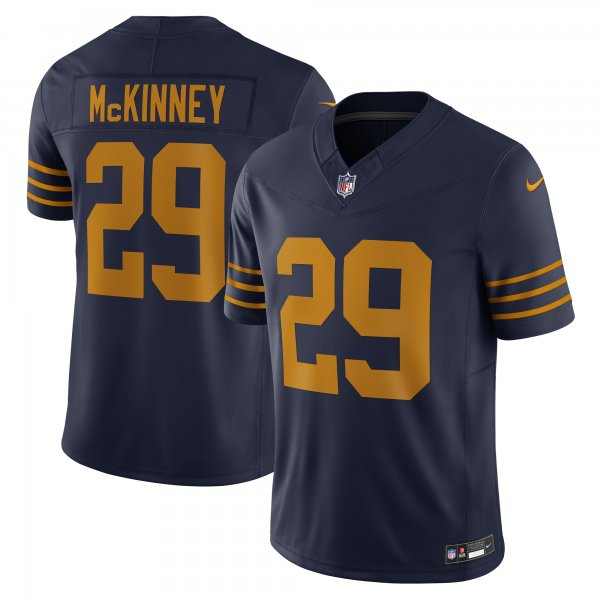 Men's Green Bay Packers #29 Xavier McKinney Nike Navy The 1923 Classic Vapor F.U.S.E. Limited Jersey