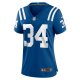 Women's Indianapolis Colts Jake Funk Nike  Royal Team Game Jersey