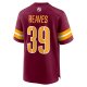 Men's Washington Commanders Jeremy Reaves Nike  Burgundy  Game Jersey