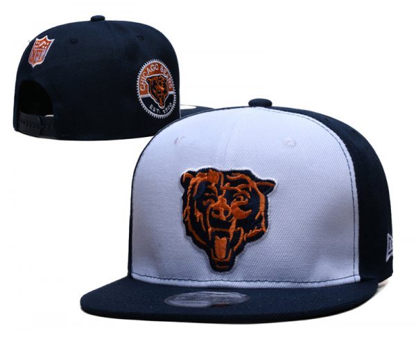 Chicago Bears Navy and White Cap