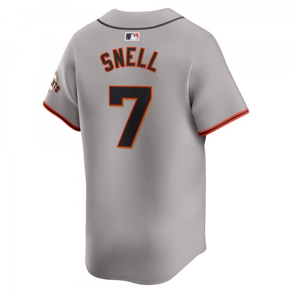 Men's San Francisco Giants Blake Snell Nike Gray Away Limited Jersey
