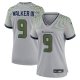 Women's #9 Kenneth Walker III Seattle Seahawks Nike 2025 Rivalries Collection Game Wolf Gray Jersey
