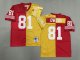 Men's #81 Terrell Owens San Francisco 49ers Red and Yellow Jersey