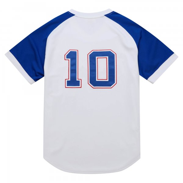 Men's Atlanta Braves Chipper Jones Mitchell & Ness White 2004 Cooperstown Collection Throwback Jersey