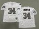 Men's Las Vegas Raiders #34 Bo Jackson White Mitchell & Ness Jersey