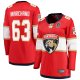 Women's #63 Brad Marchand Florida Panthers Fanatics 2025 Stanley Cup Final Home Breakaway Player Red Jersey
