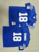 Men's Indianapolis Colts #18 Peyton Manning Blue Mitchell & Ness Jersey