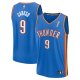 Youth #9 Alex Caruso Oklahoma City Thunder 2025 NBA Finals Champions Fast Break Replica Player Blue Icon Edition Jersey