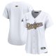 Women's Los Angeles Dodgers Nike 2025 Gold Collection Limited White Jersey