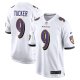 Men's Baltimore Ravens Justin Tucker Nike White Game Jersey