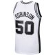 Men's San Antonio Spurs David Robinson Mitchell & Ness White 1998/99 Hardwood Classics Swingman Jersey