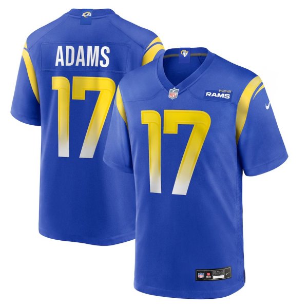 Men's Los Angeles Rams #17 Davante Adams Nike Royal Game Player Jersey