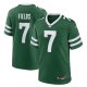 Men's Nike #7 Justin Fields Legacy Green New York Jets Game Player Jersey
