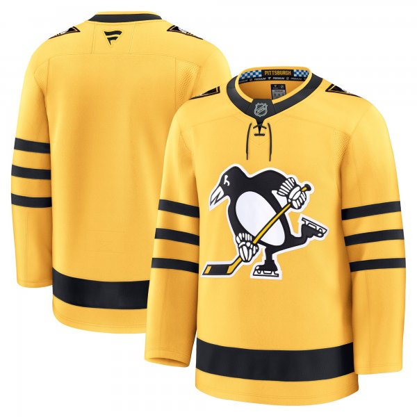 Men's Pittsburgh Penguins Gold Alternate Premium Jersey