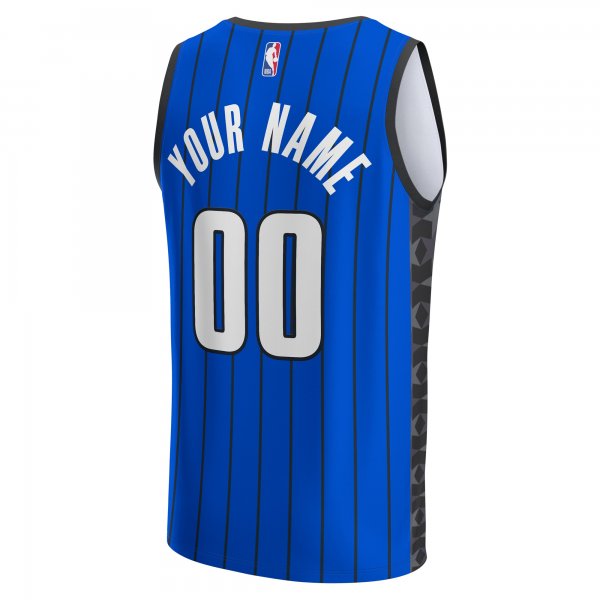 Youth Orlando Magic Fanatics Blue Fast Break Replica Custom Jersey - Statement Edition
