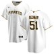 Men's #51 David Bednar Pittsburgh Pirates Nike Home White Jersey