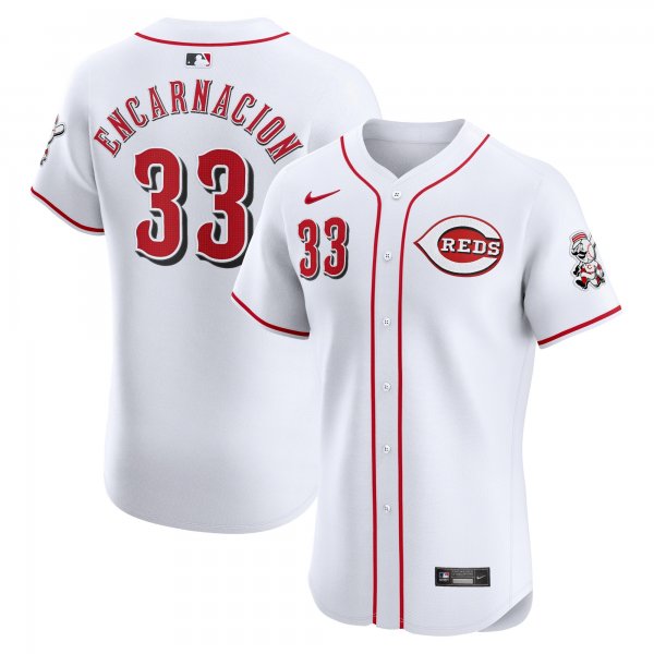 Men's Cincinnati Reds Christian Encarnacion-Strand Nike White Home Elite Player Jersey
