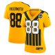 Women's Pittsburgh Steelers #88 Pat Freiermuth Nike Gold Alternate 1933 Throwback Game Jersey