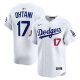 Men's #17 Shohei Ohtani Los Angeles Dodgers Nike 2025 MLB World Tour: Tokyo Series Home Limited Player White Jersey