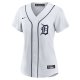 Women's Detroit Tigers Nike White Home Replica Team Jersey