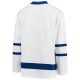Youth Toronto Maple Leafs Fanatics White Away Replica Blank Jersey