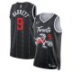 Men's Unisex Toronto Raptors #9 RJ Barrett Nike Black 2025/26 Swingman City Edition Jersey