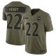 Men's #22 Derrick Henry Baltimore Ravens Nike 2025 Salute to Service Limited Olive Jersey