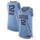 Men's Memphis Grizzlies Ja Morant Jordan Brand Light Blue Player Jersey - Statement Edition
