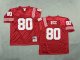 Men's #80 Rice Scarlet San Francisco 49ers Red Jersey