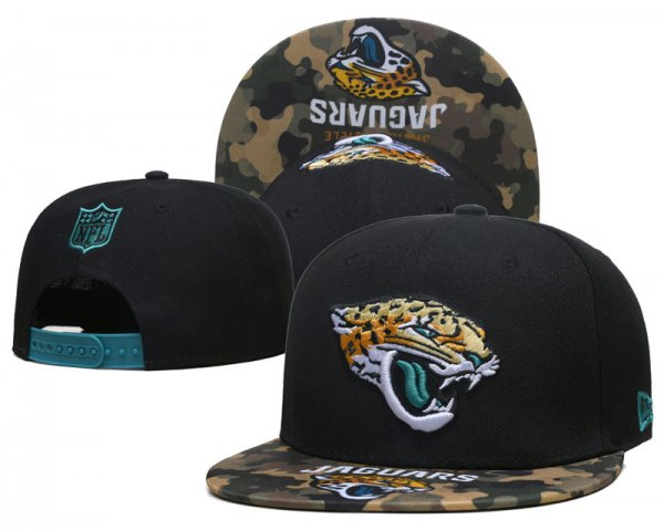 Jacksonville Jaguars Black Camouflage Cap