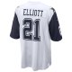 Men's Dallas Cowboys Ezekiel Elliott Nike White Alternate Game Jersey
