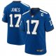 Men's Indianapolis Colts #17 Daniel Jones Nike Heather Royal Alternate 2 Indiana Nights Game Jersey