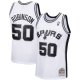 Men's San Antonio Spurs David Robinson Mitchell & Ness White 1998/99 Hardwood Classics Swingman Jersey
