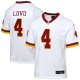 Youth #4 Frankie Luvu Washington Commanders Nike Game Super Bowl Era White Jersey