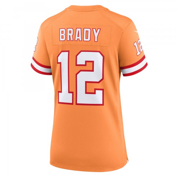 Women's Tampa Bay Buccaneers Tom Brady Nike Orange Player Jersey