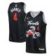 Youth Toronto Raptors #4 Scottie Barnes Nike Black 2025/26 City Edition Swingman Jersey