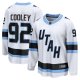 Men's Utah Mammoth #92 Logan Cooley White Away Breakaway Player Jersey