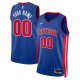 Unisex Detroit Pistons Nike Blue Swingman Custom Jersey - Icon Edition