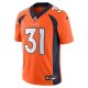 Men's Denver Broncos Justin Simmons Nike Orange  Vapor Untouchable Limited Jersey