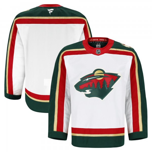 Men's Minnesota Wild White 25th Anniversary Authentic Pro Jersey
